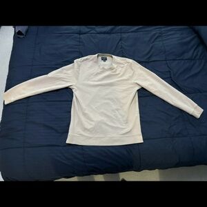 Cuts Pullover Crew Split-Hem